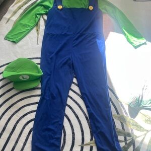 Blue and Green Costume with Hat